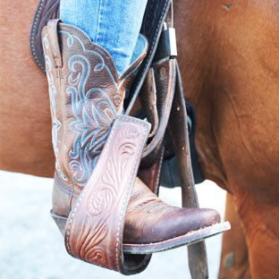 Fancy boots go great at summer camp!