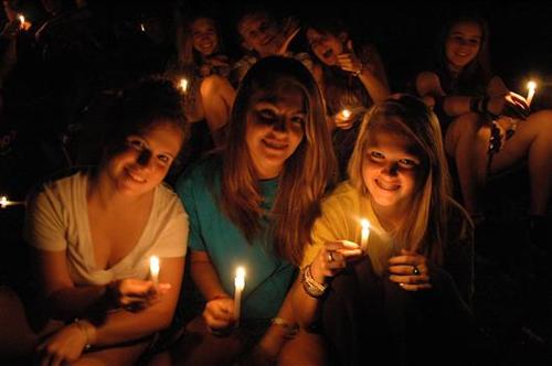 Final Campfire - At our co-ed camp this is the closing ceremony.